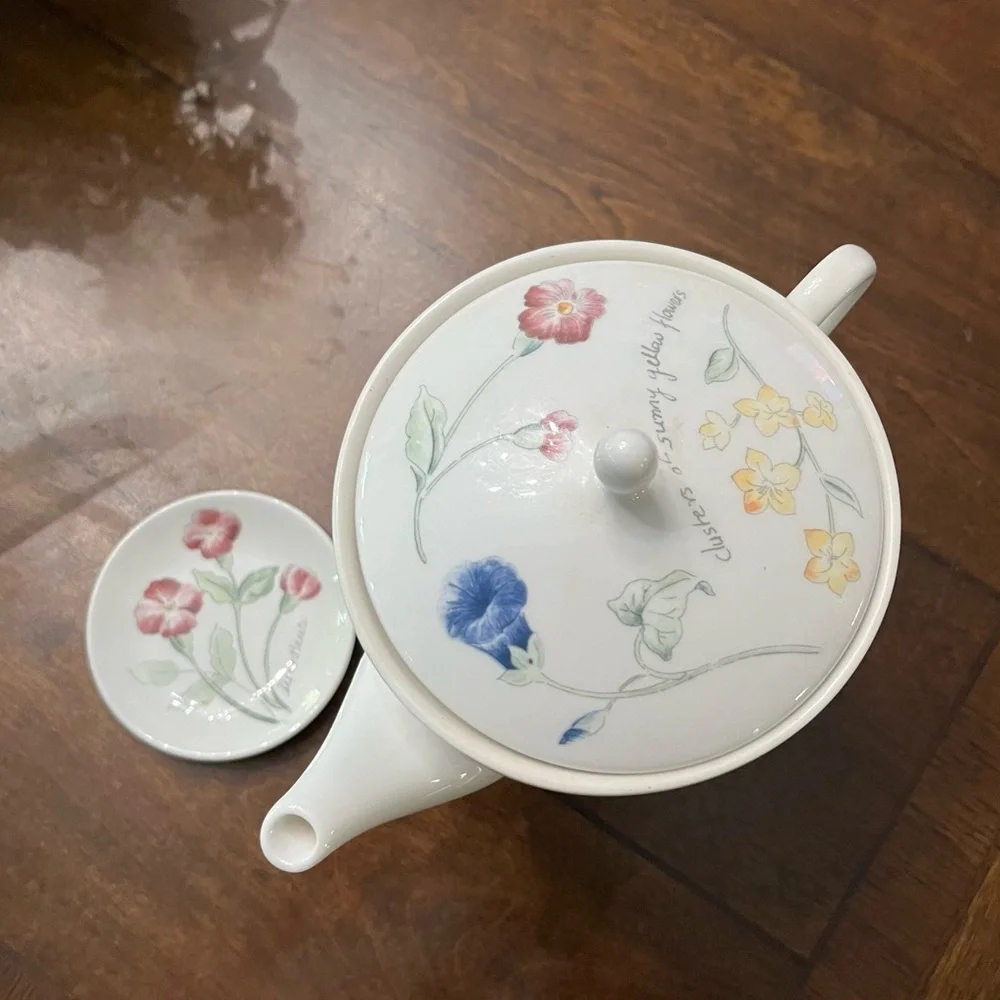 Lenox artist sketchbook stackable tea set with bag holder. - Picture 3 of 8